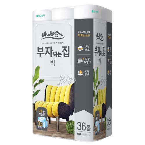 부자되는집 빅 25m (36롤) (1팩)_이미지