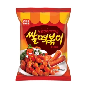 코스모스제과 미라클몰 쌀떡볶이 57g 스낵 과자