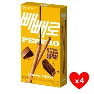 롯데제과 초코필드 빼빼로 53g (4개)