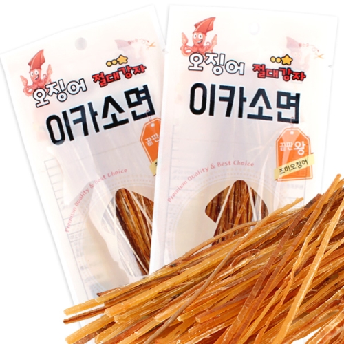 이카소면  오징어채 마른안주 오징어다리 맥주안주 간식 주전부