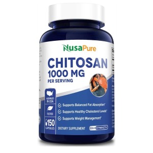  누사퓨어 키토산 1000MG 150캡슐 (해외) (1개)