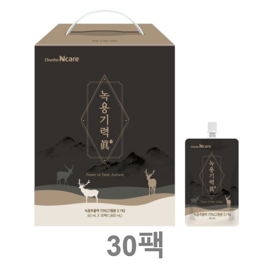 천호엔케어 녹용기력 진 60ml 30포 (3개)_이미지