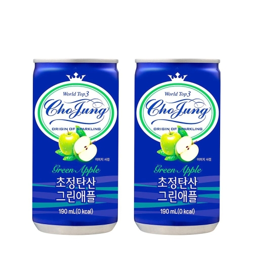 일화 초정탄산 그린애플 190ml (30개)_이미지