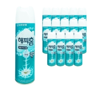 유한양행 해피홈 에어로솔 수성 피톤치드향 500ml (15개)