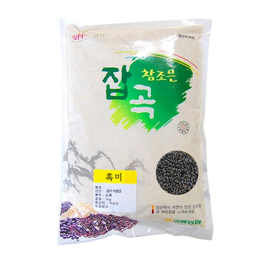  여량농협 참조은 흑미 1kg [4개]