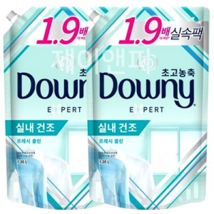 다우니 실내건조 프레시클린 리필 1.35L (12개)_이미지