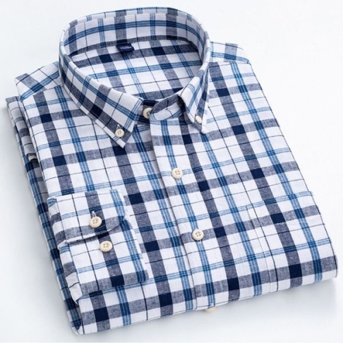 남성 모로엠 면 패턴 볼살제거 셔츠 ON-SHA-QWE53C7B