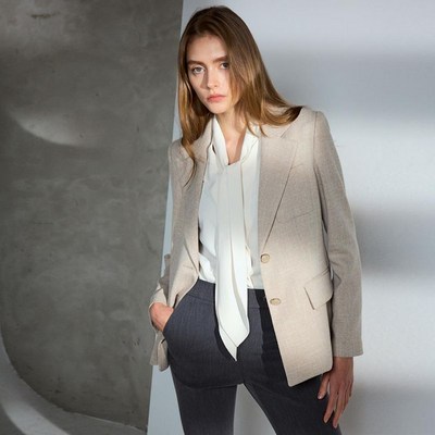 S쏠레지아 싱글 투버튼 자켓 SOO9ZJK010 BEIGE/6 66