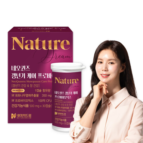 네이처드림 네오퀸즈 갱년기 케어 프로바이오틱스 500mg 30캡슐 (1개)_이미지