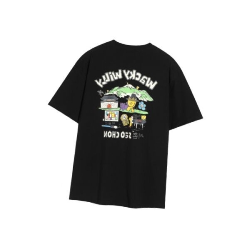 와키윌리 ltgt WACKYWILLY WACKY WILLY 서촌 그래픽 반팔티셔츠 블랙 WA2503STS3BK 655227_이미지