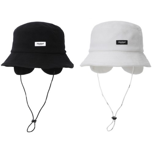 귀마개탈부착형 뒷면밸크로 플리스 버킷햇 CGWCP24010