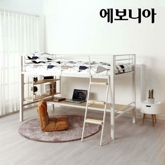 릴리퍼트 좌식 철재 대 책상형 벙커침대 세트 S