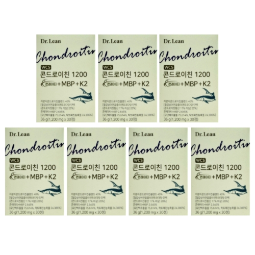 닥터린 WCS 콘드로이친 1200 콘레이티+MBP+K2 1200mg 30정 (7개)_이미지