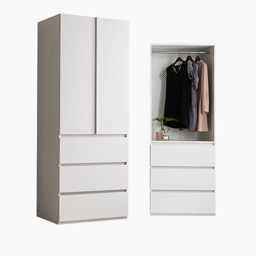삼익가구 카린 3단 서랍형 키큰 옷장 800