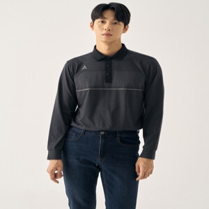 위비스 라이프로그 남성 스판 긴팔 카라 티셔츠 MSTSN962_CG 643060_W5018069319