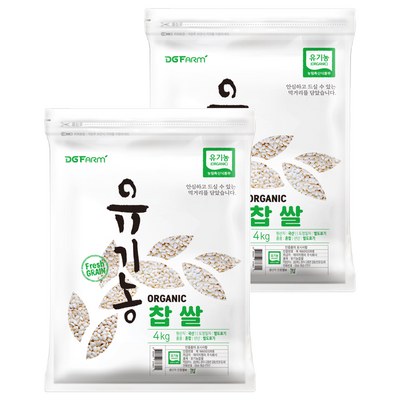 대구농산 유기농 찹쌀 4kg (2개)_이미지