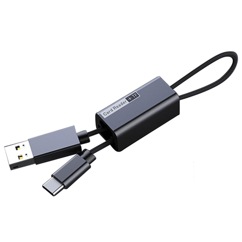 베이스어스 펜던트 C타입 TF카드 리더기 케이블