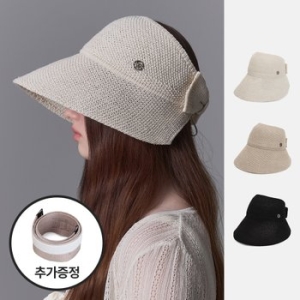 화이트샌즈 여름 니트 와이드 폴딩 썬캡 테네로_이미지