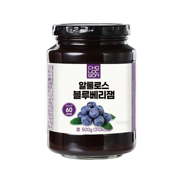 초록원 알룰로스 블루베리잼 500g (2개)_이미지