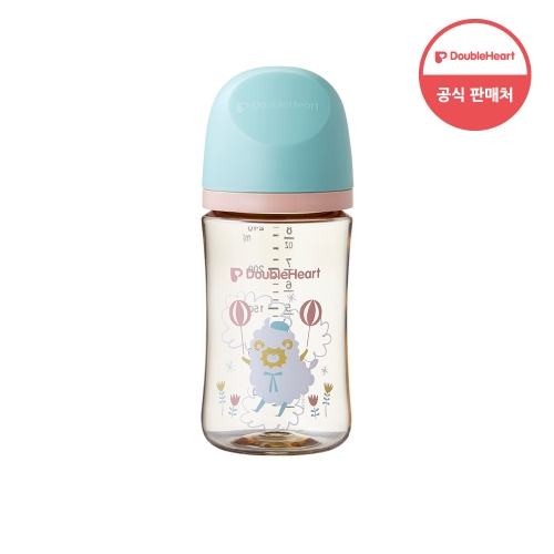 더블하트 모유실감 3세대 PPSU 하늘을날꼬양 240ml (젖병 2개 + 젖꼭지 2개)_이미지