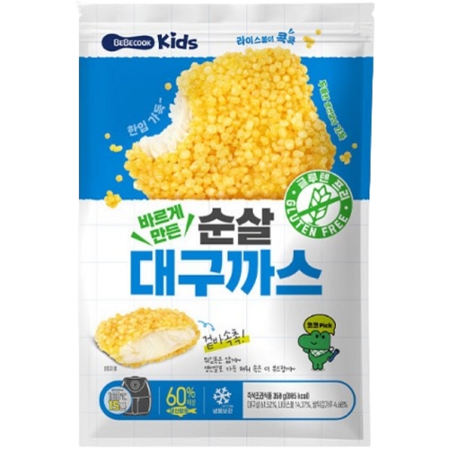  베베쿡 바르게 만든 순살 대구까스 350g [3개]