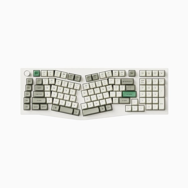 Keychron Q13 MAX 유무선 쉘화이트 (저소음 적축)_이미지
