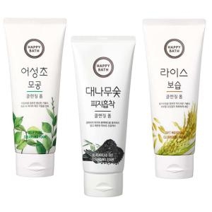 해피바스 어성초 라이스 대나무숯 클렌징 폼 200ml 1개_이미지