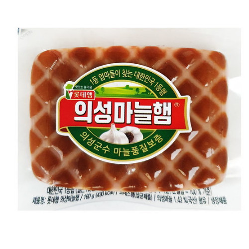 롯데웰푸드 롯데햄 의성마늘햄 160g (5개)