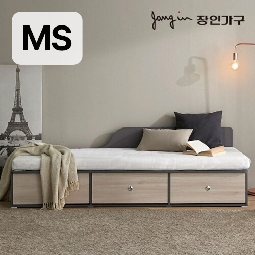 장인가구 피콜로G 소파형 데이베드 수납 침대 MS (로우독립스프링)_이미지