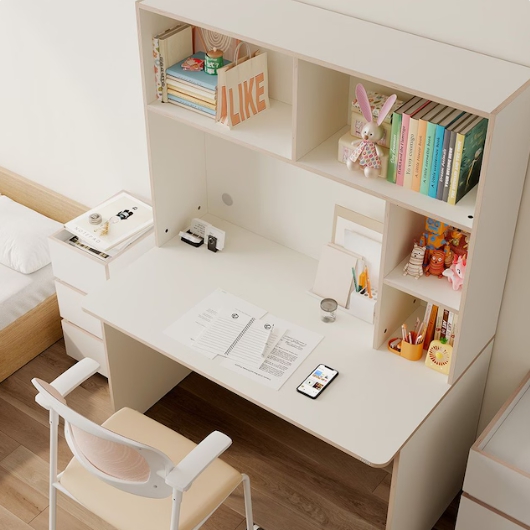 소프시스 알파 집중형 전면 책상책장 세트