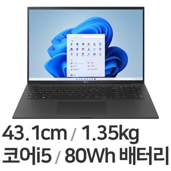LG전자 2023 그램17 17Z90R-GA5BK