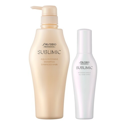 시세이도프로페셔널 서브리믹 아쿠아 샴푸 500ml+원더쉴드 125ml 2종세트