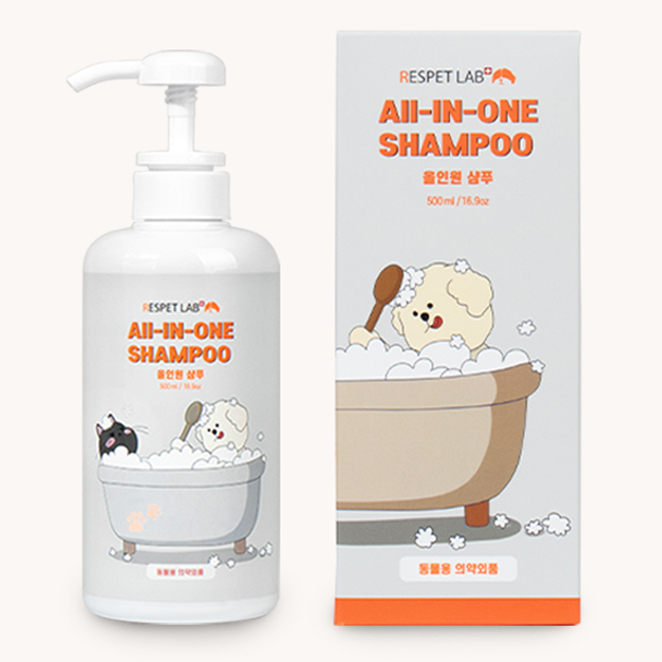 랩 더 순한 저자극 올인원 샴푸 500ml