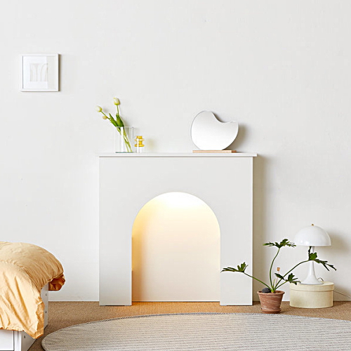 트루베 땡큐 LED조명 벽난로 콘솔 장식장_이미지