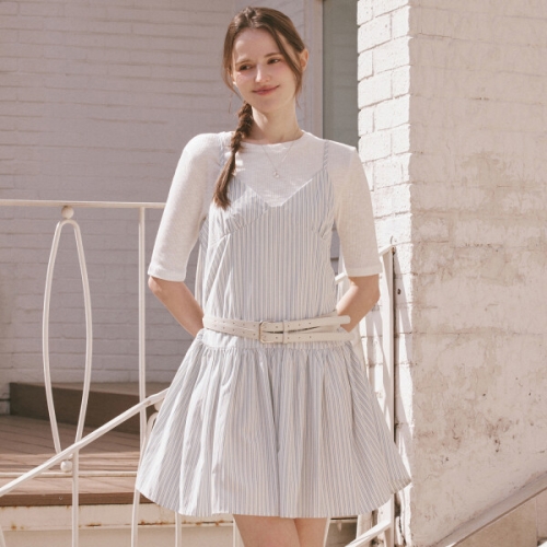 포커스 뷔스티에 미니 원피스 PBBF6M1OP3111_이미지