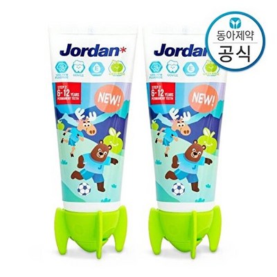 조르단 뉴스텝2 어린이 치약 포도향 90g (2개)_이미지
