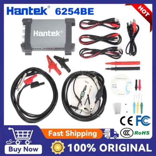 �ν��� Hantek 6254BE ������ ���� �� 4���� ���� ä�� 1GSa/S ���� �ǽð� ���ø� 250MHz ���뿪��