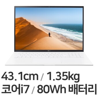 <b>LG</b>전자 <b>2022</b> <b>그램</b>17 17Z95P-GA76K