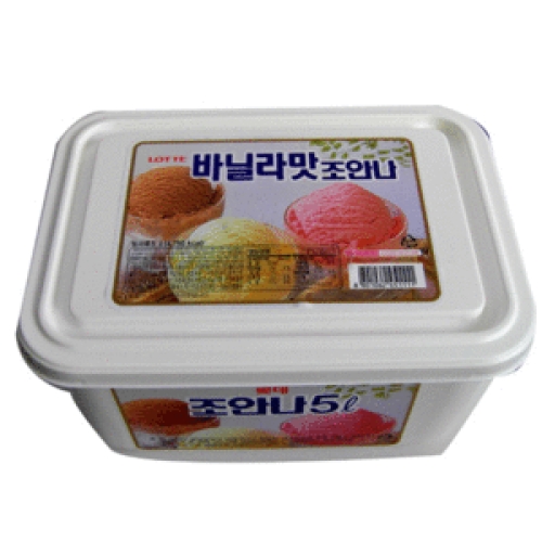 롯데제과 조안나 바닐라 5L (1개)