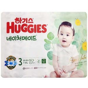 유한킴벌리 하기스 2023 네이처메이드 밴드형 3단계-공용 (52매)