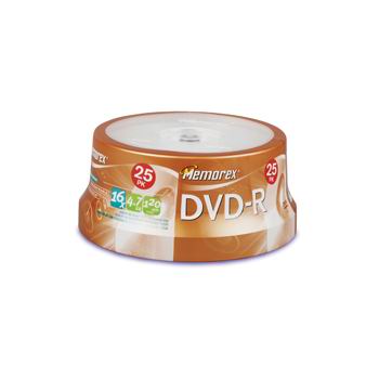 Memorex DVD-R 4.7GB 16x ���� 25��