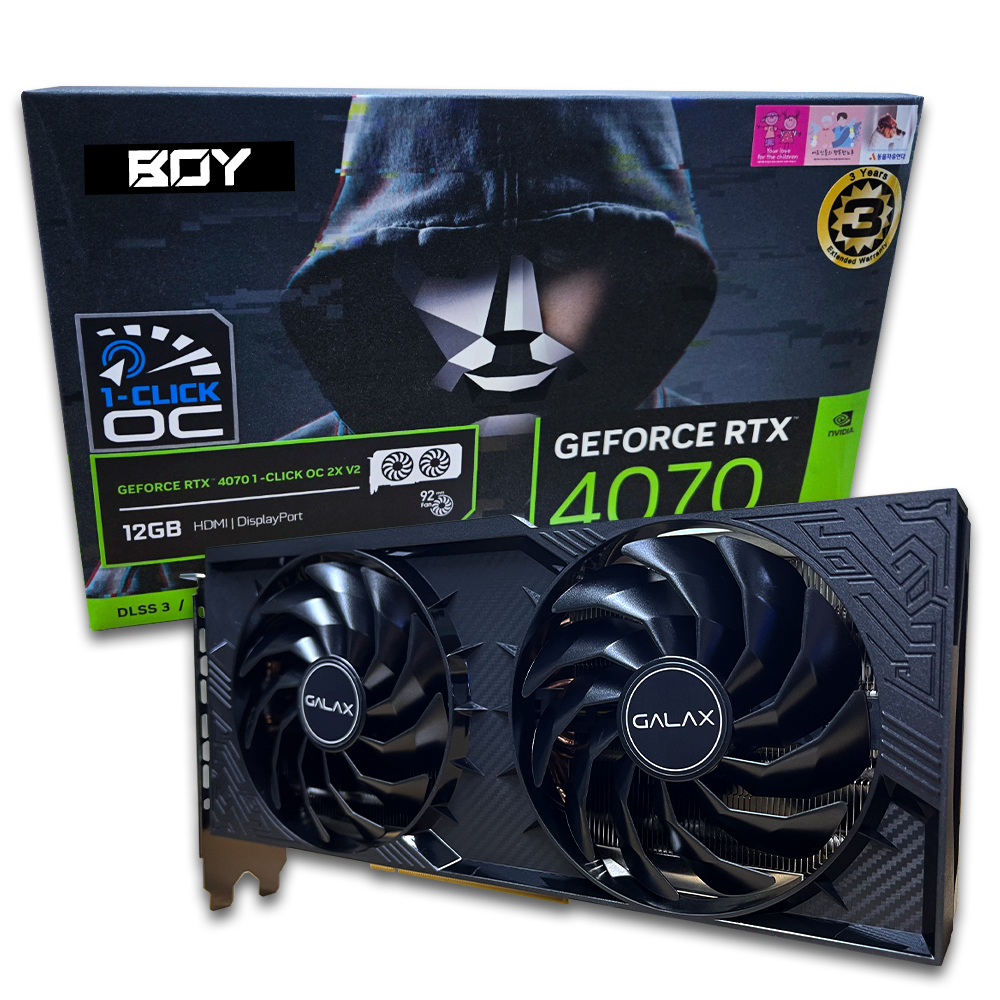[RTX4070 12G] ������ BOY ������ RTX 4070 2X V2 D6X 12GB