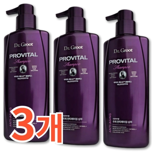 닥터그루트 프로바이탈 두피 안티에이징 샴푸 500ml (3개)_이미지