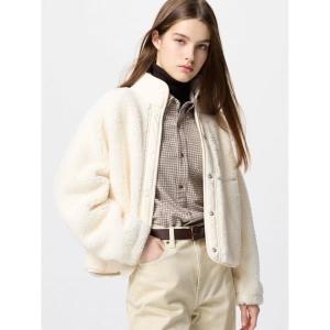  유니클로 플리스 스탠드 카라 자켓 477059