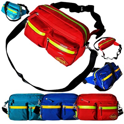 제노바 늘푸른 4258-JC30 힙쌕겸용 크로스백 여행 운동 미니 보조 사이드가방 4258-JC30 민트_이미지