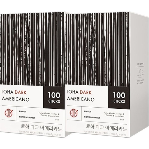 동서 로하 다크 아메리카노 100개입 (2개)_이미지