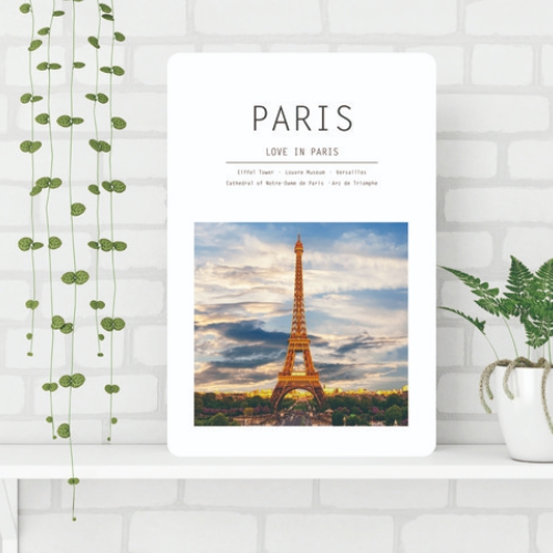 가온 러브인파리 접이식 액자테이블 (60x40cm)