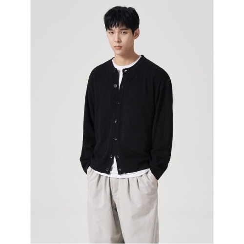 에잇세컨즈 썸머 라운드 카디건 블랙 42475AFY15