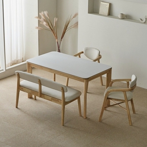 파로마 루토 세라믹 원목 식탁 1400