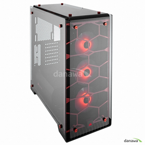 CORSAIR CRYSTAL SERIES 570X RGB (레드)_이미지